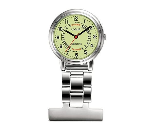 MONTRE LORUS POUR INFIRMIÈRE EN ACIER MONTRE LORUS POUR INFIRMIÈRE EN ACIER